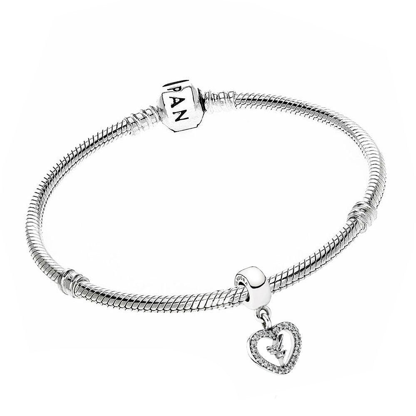 Charm Colgante Pandora Original para Mujer 791565CZ Disney Love Tinkerbell Plata s925 5