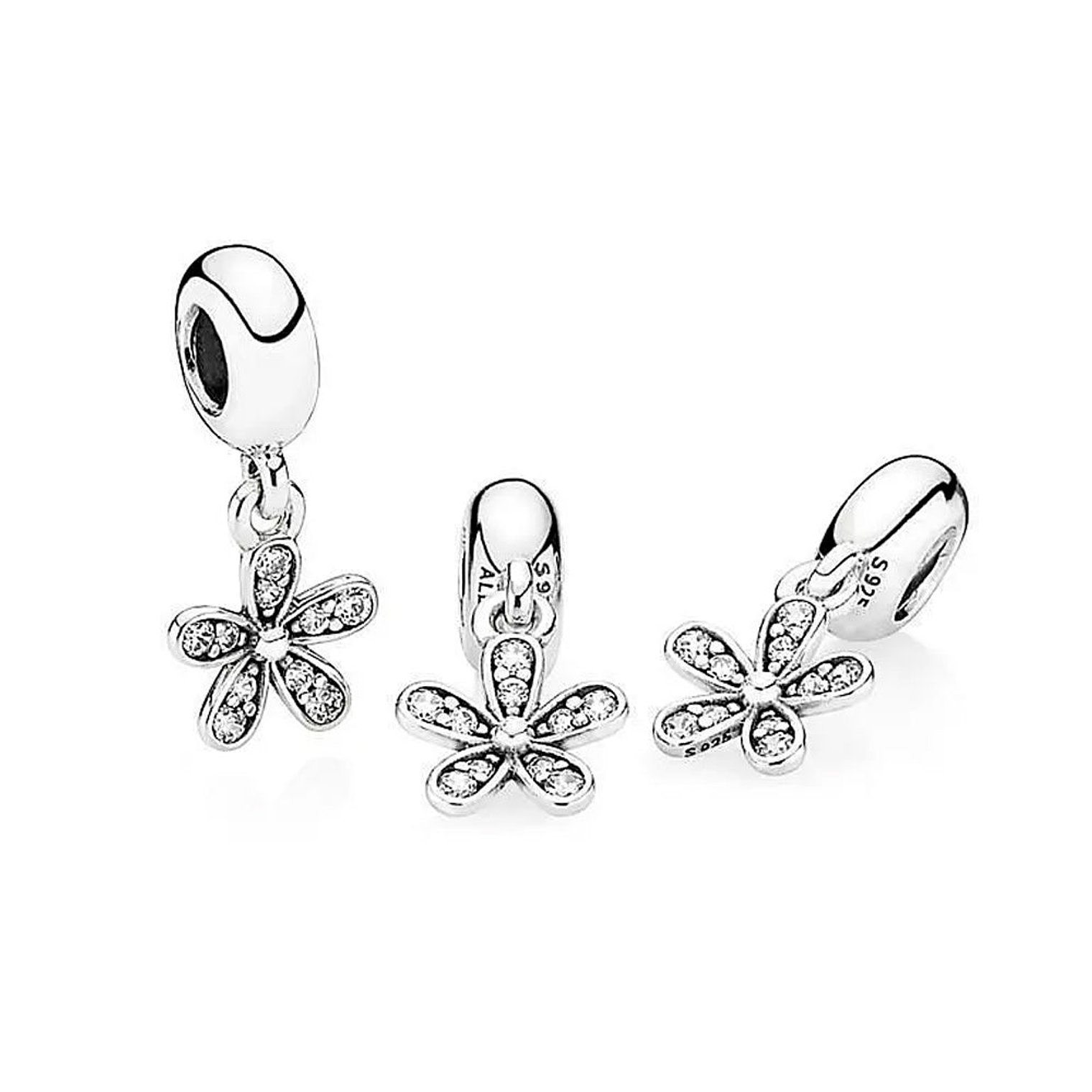 Charm Colgante Pandora Original para Mujer 791491CZ Daisy Pendiente Plateado s925 3