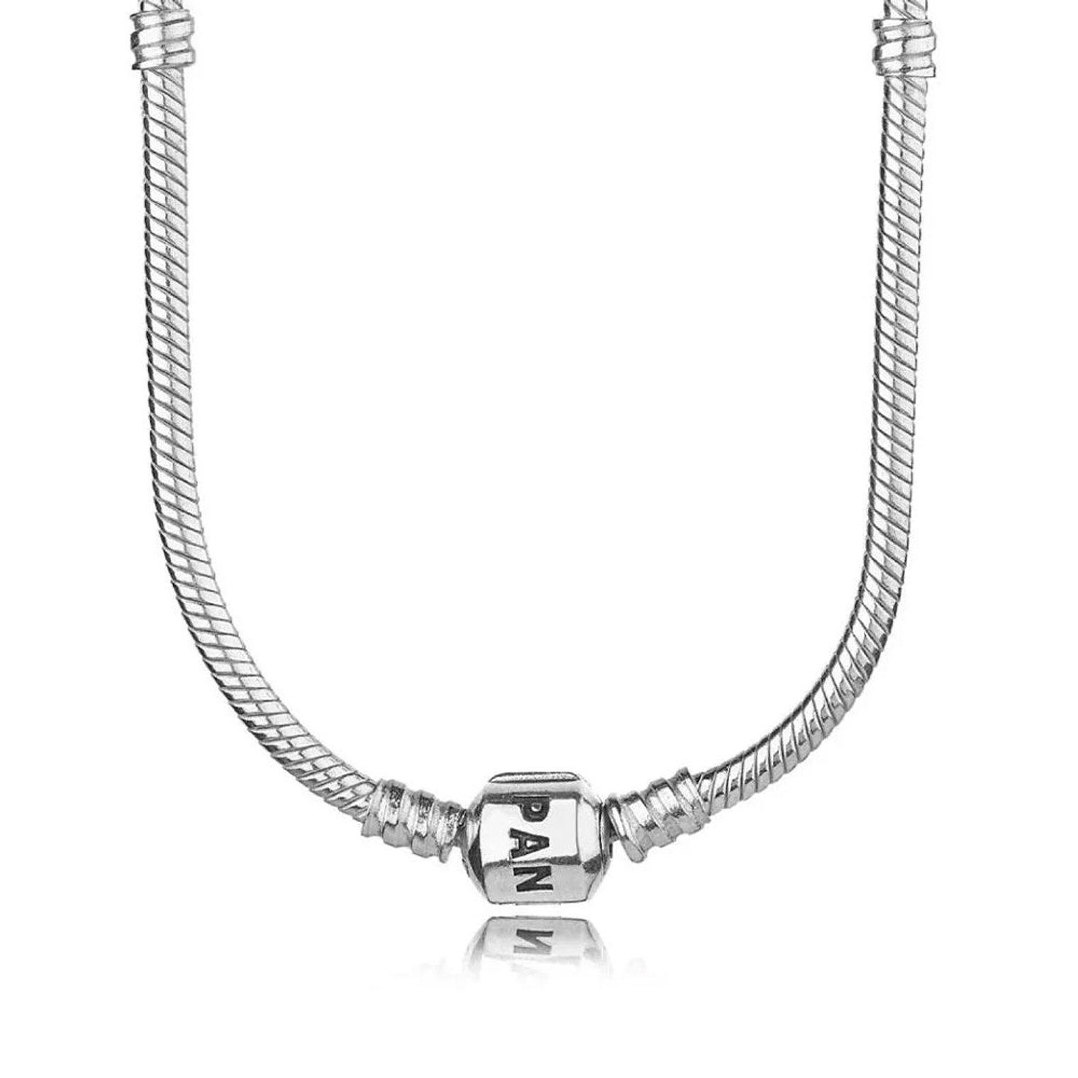 Collar de Cadena Pandora con Dijes 590703HV Plata 925 Talla 50cm 4