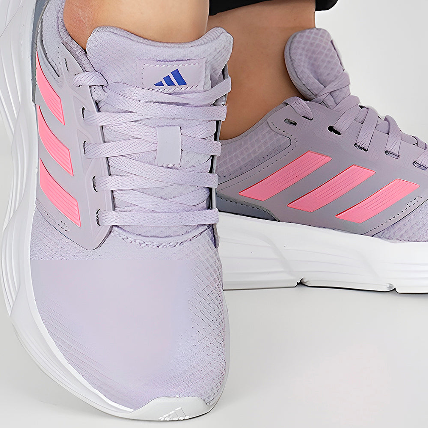 Zapatillas Deportivas Adidas Galaxy 6 HP2406 Para Mujer Lila y Rosa Talla 38 6