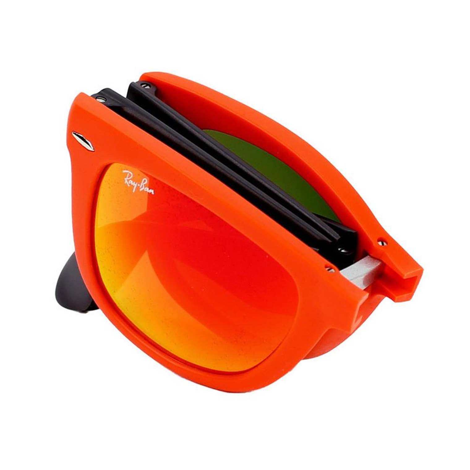 Lentes De Sol Ray Ban Wayfarer Fold RB4105 6019/69 Red 50mm 6