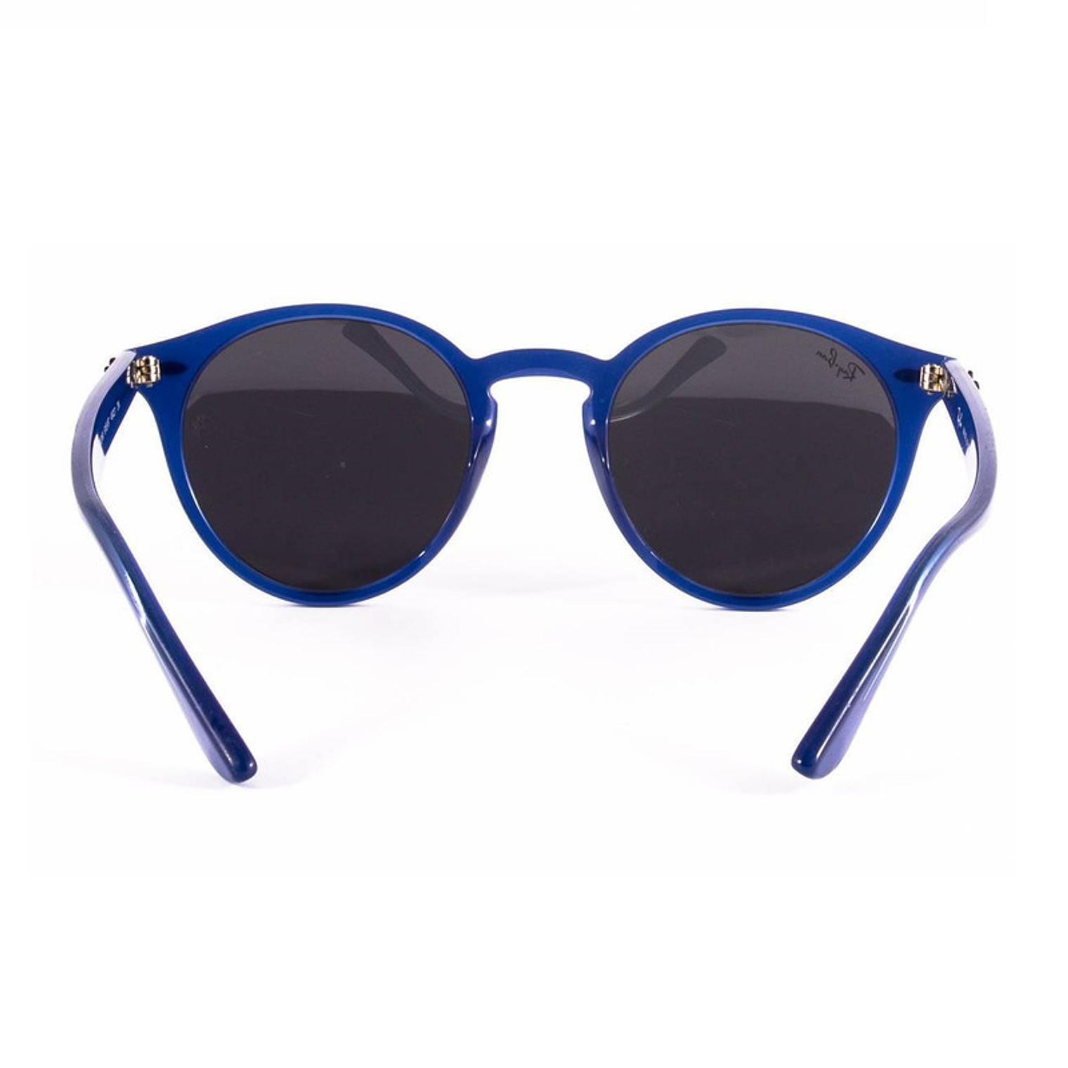 Lentes de Sol Ray Ban Highstreet Round RB2180 6165/87 Color Azul Talla 49mm 4