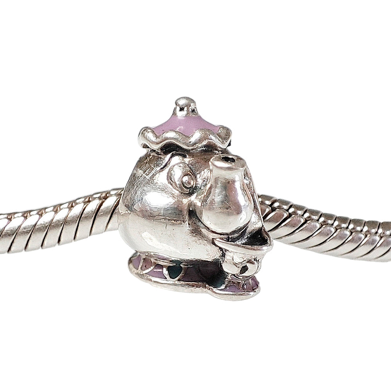 Charm Dije Pandora Original para Mujer 792141ENMX Señora Potts Plata 925 4