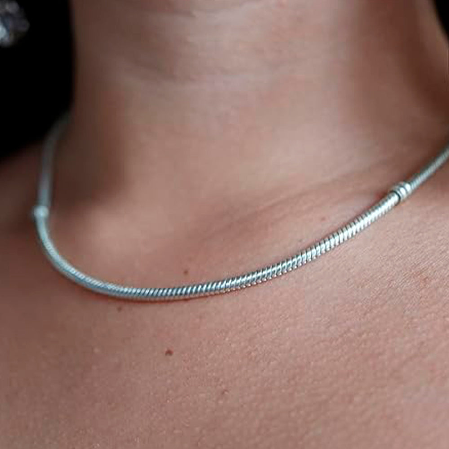 Collar de Cadena Pandora con Dijes 590703HV Plata 925 Talla 50cm 5