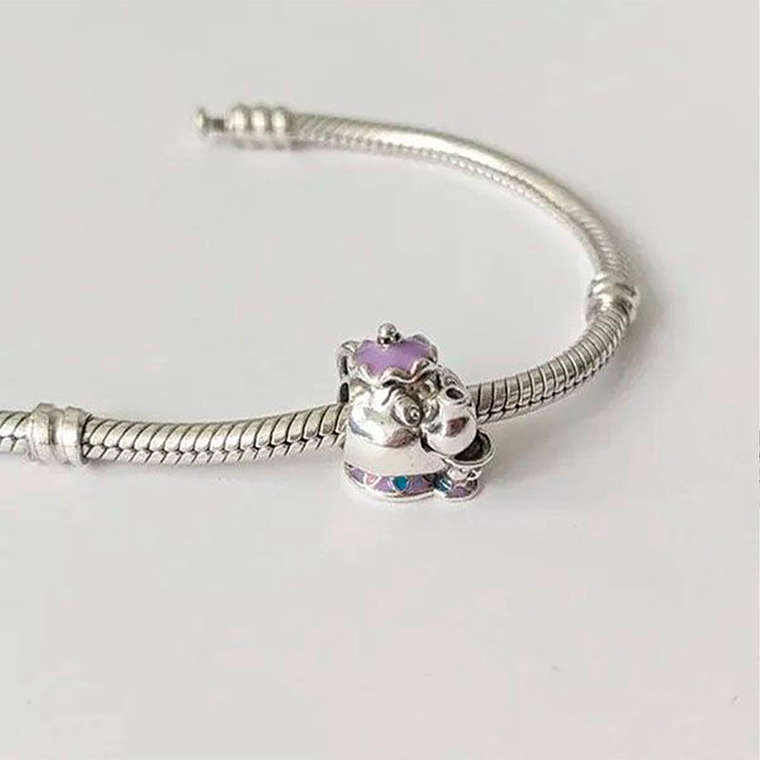 Charm Dije Pandora Original para Mujer 792141ENMX Señora Potts Plata 925 5