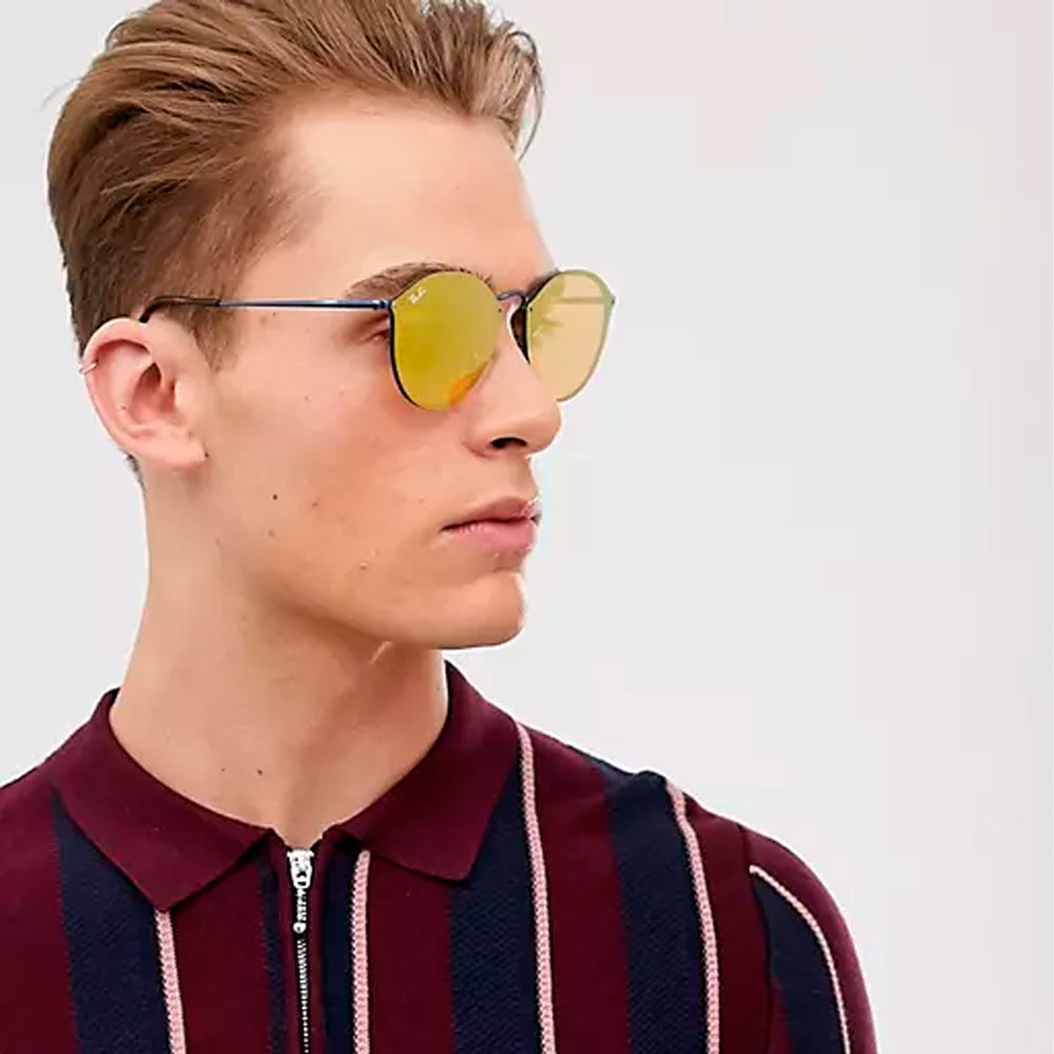 Lentes De Sol Ray Ban Blaze Round RB3574N  9038/7J Talla 59mm 8