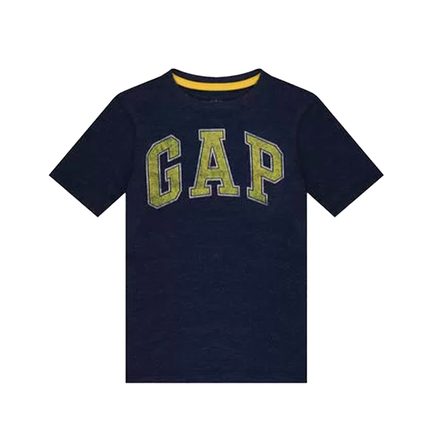 Polo Gap Original para Niño Color Azul y Mostaza Talla M 2