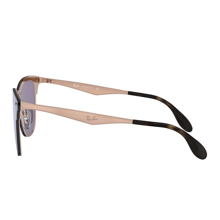 Lentes de Sol Ray Ban Blaze Clubmaster RB3576N 9039/1U Color Dorado Talla 47mm 2