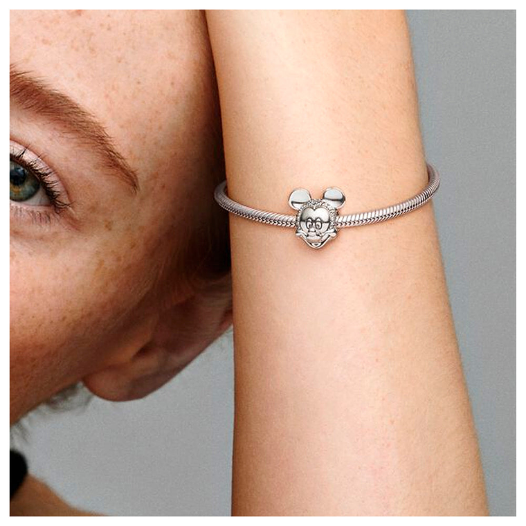 Clip Pandora Original para Mujer 797495CZ Disney Mickey Mouse Plata s925 5