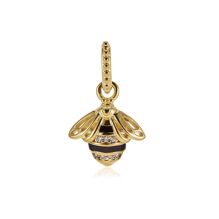 Charm Colgante Pandora Original para Mujer 367075EN16 Reina Abeja s925 2
