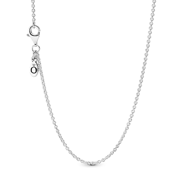 Collar de Cadena Pandora Estilo Clasico Ajustable Color Plateado 590412 en Plata 925 Talla 50cm 1