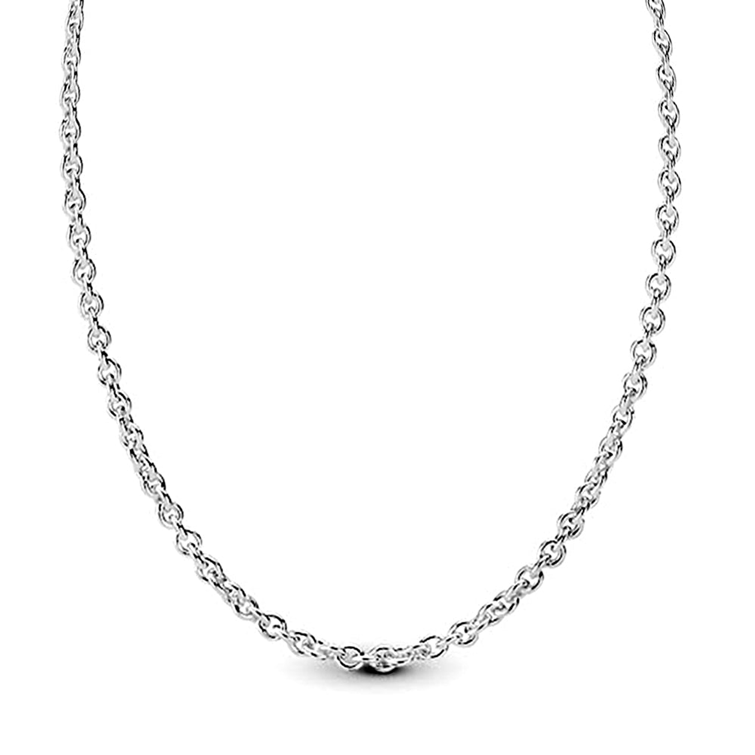 Collar de Cadena Pandora Estilo Clasico Ajustable Color Plateado 590412 en Plata 925 Talla 50cm 3