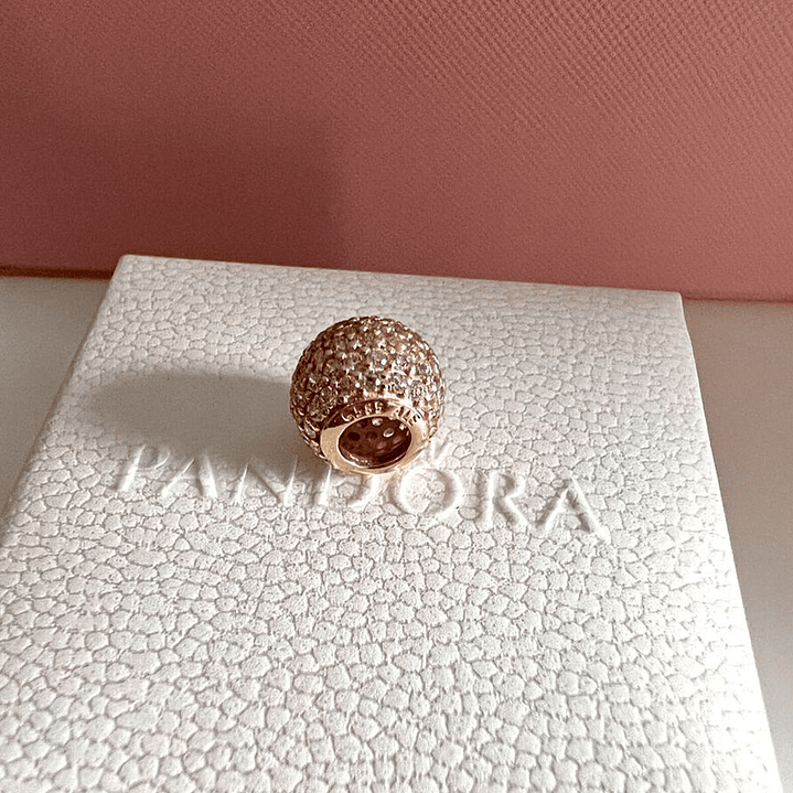 Charm Dije Pandora Original para Mujer 750819CZ Pave Ball Oro 14k 5