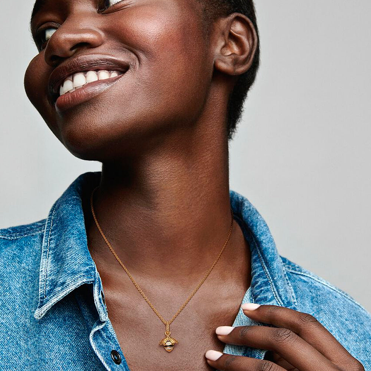 Charm Colgante Pandora Original para Mujer 367075EN16 Reina Abeja s925 5