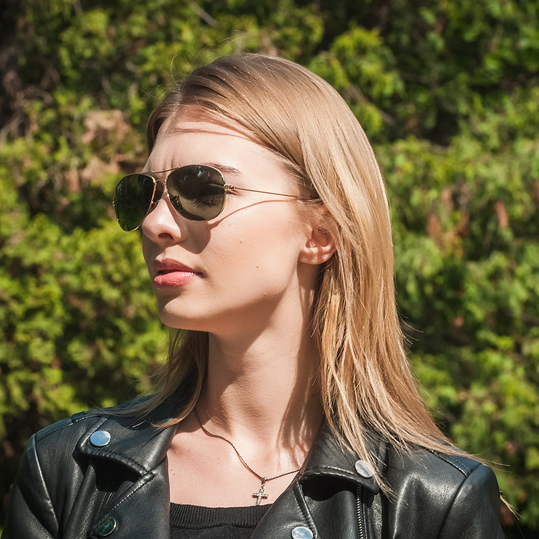 Lentes de Sol Ray Ban Cockpit RB3362 001 Color Dorado Talla 59mm 5