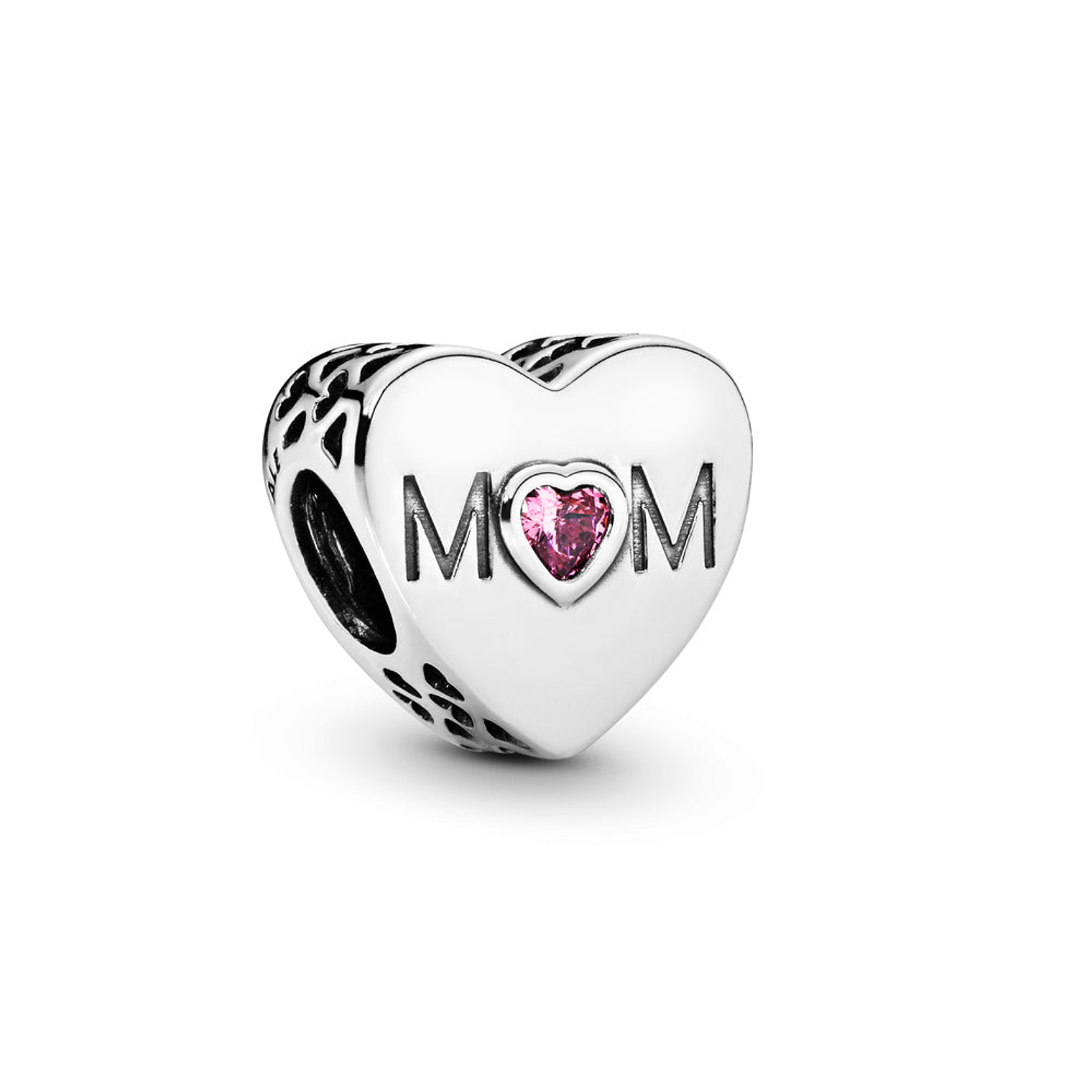 Charm Dije Pandora Original para Mujer 791881PCZ Corazon de Mama Plata s925 1
