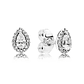 Aretes Pendientes Pandora Lagrimas Brillantes Tipo Topo 296252CZ Plata 925 - Miniatura 1