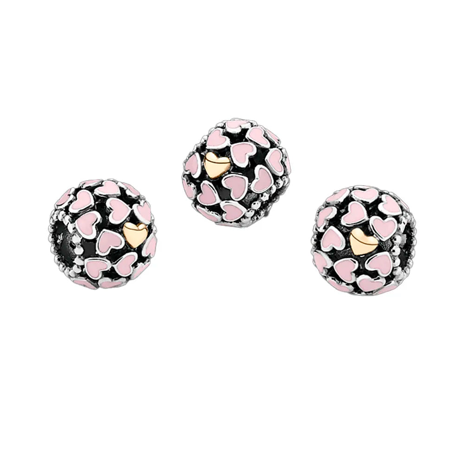 Charm Dije Pandora Original para Mujer 791283EN40 Abundancia de Amor con Esmalte Rosa 2