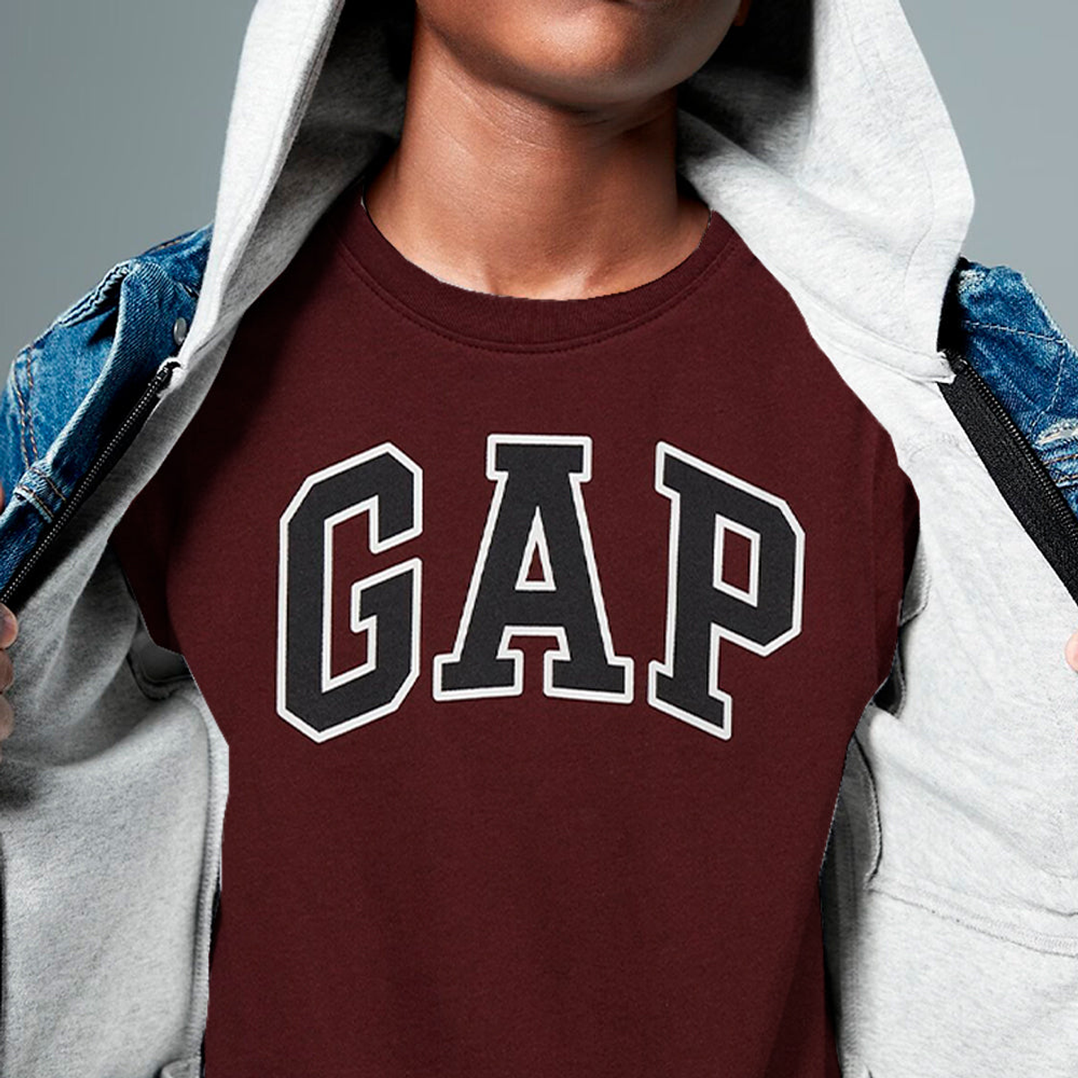 Polo Gap Original para Bebe Color Guinda 5