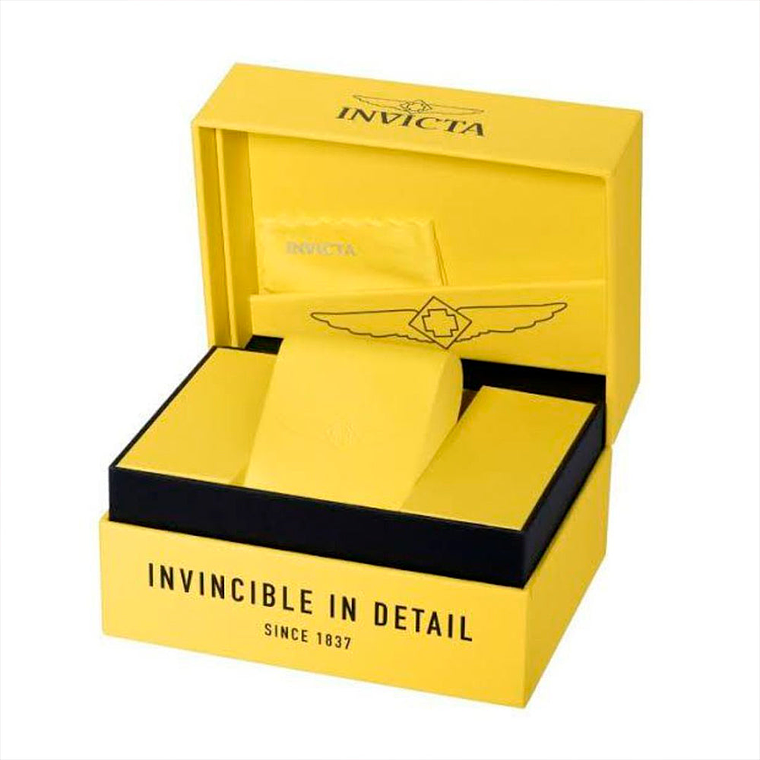 Reloj Analogo Invicta 12846 Specialty Original Color Negro Para Hombre 6