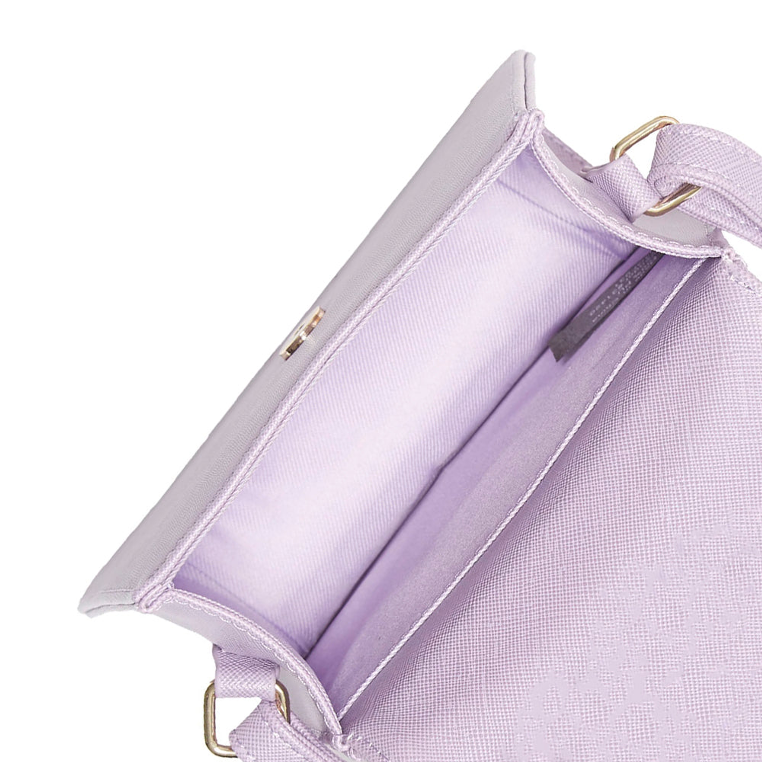 Cartera Crossbody Guess 23GF031 Original Color Lila con Broche de Logo Guess 3