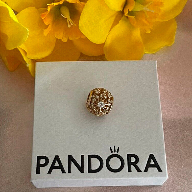 Charm Dije Pandora Original para Mujer 750838CZ Inner Radiance Oro 14k 5