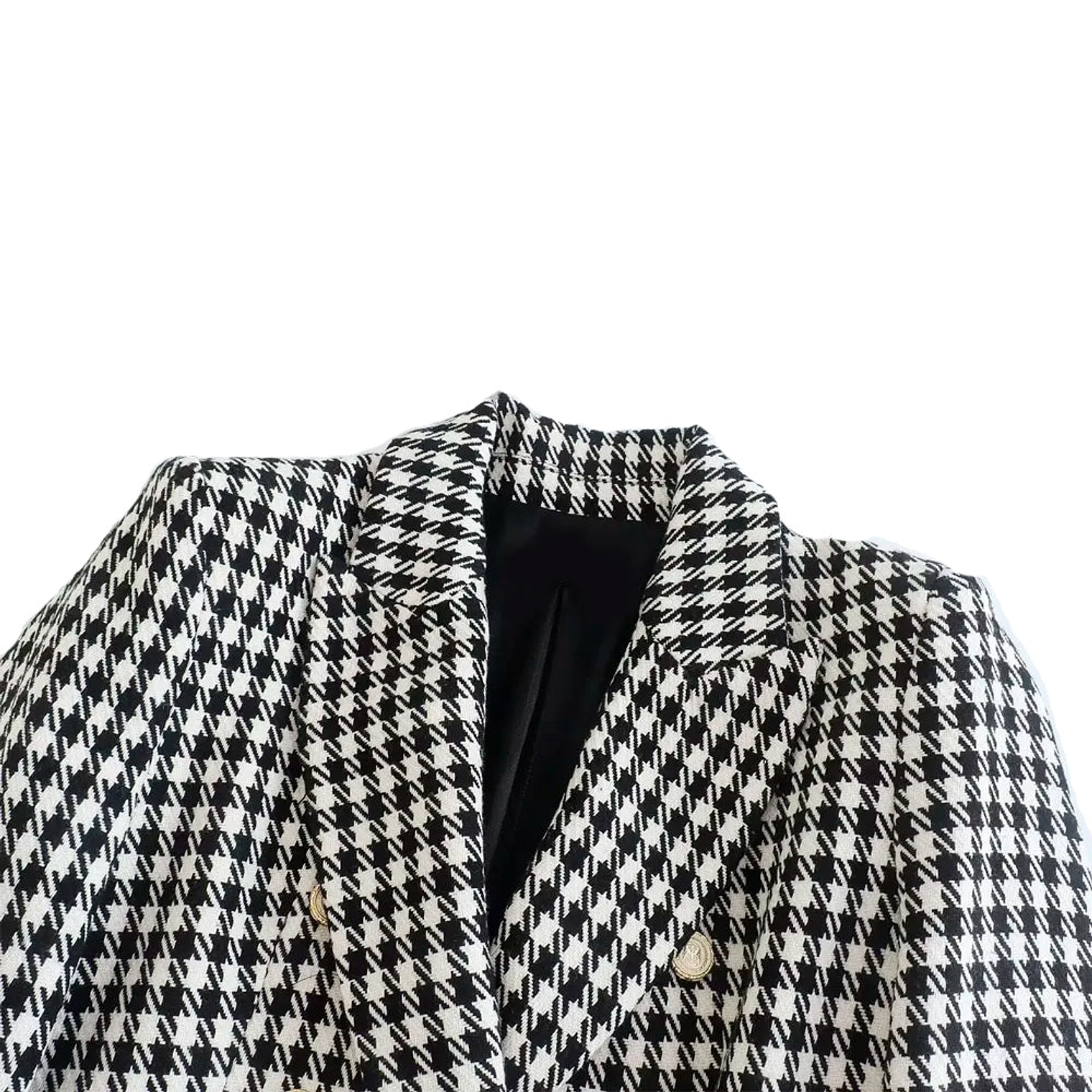 Blazer Cuadros Pata de Gallo TRAF Talla S 3