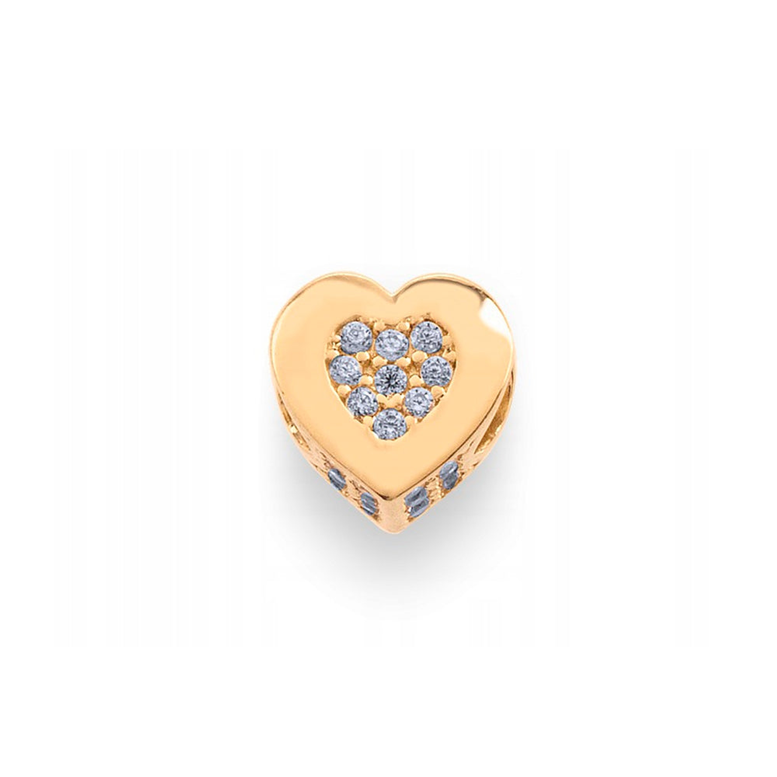 Charm Pandora Original para Mujer 767375CZ Shine Love Heart Gold s925 2