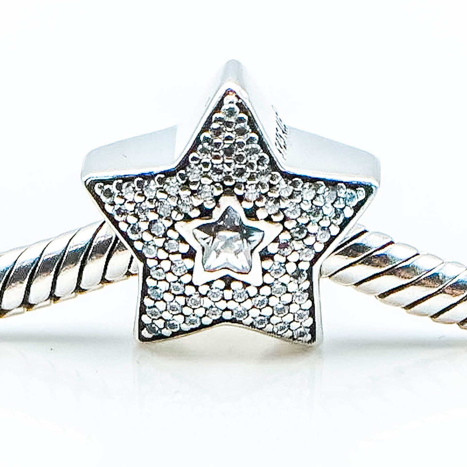 Charm Dije Pandora Original para Mujer 791384CZ Estrella de los Deseos Plata s925 3