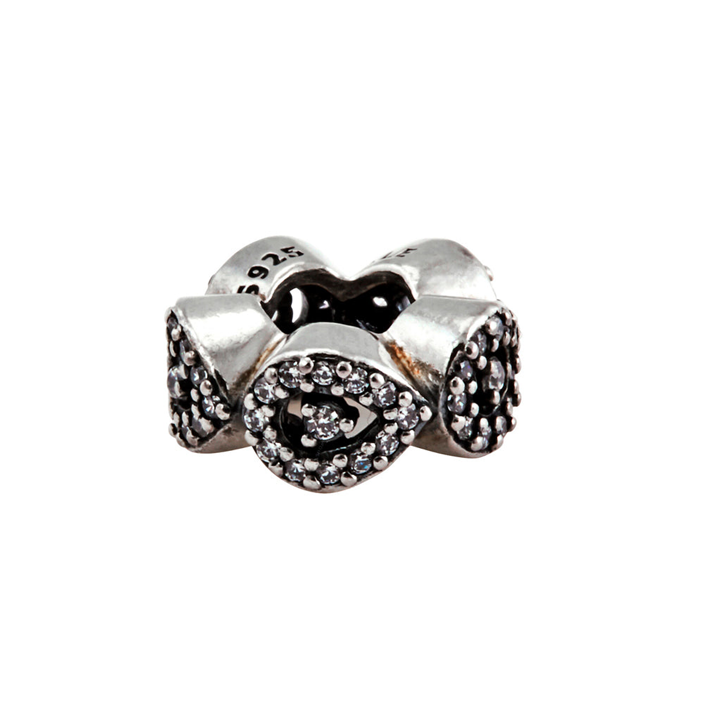 Charm Pandora Original para Mujer 796270CZ Lagrima Espaciador con Zirconia Cubico Claro 2