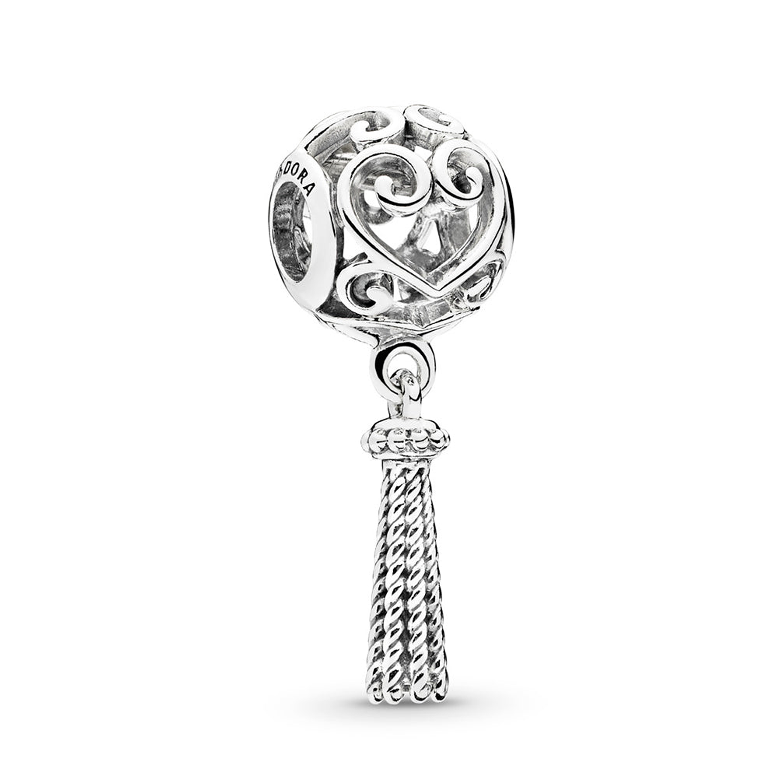 Charm Pandora Original para Mujer 797037 Enchanted Heart Tassel Sterling s925 1