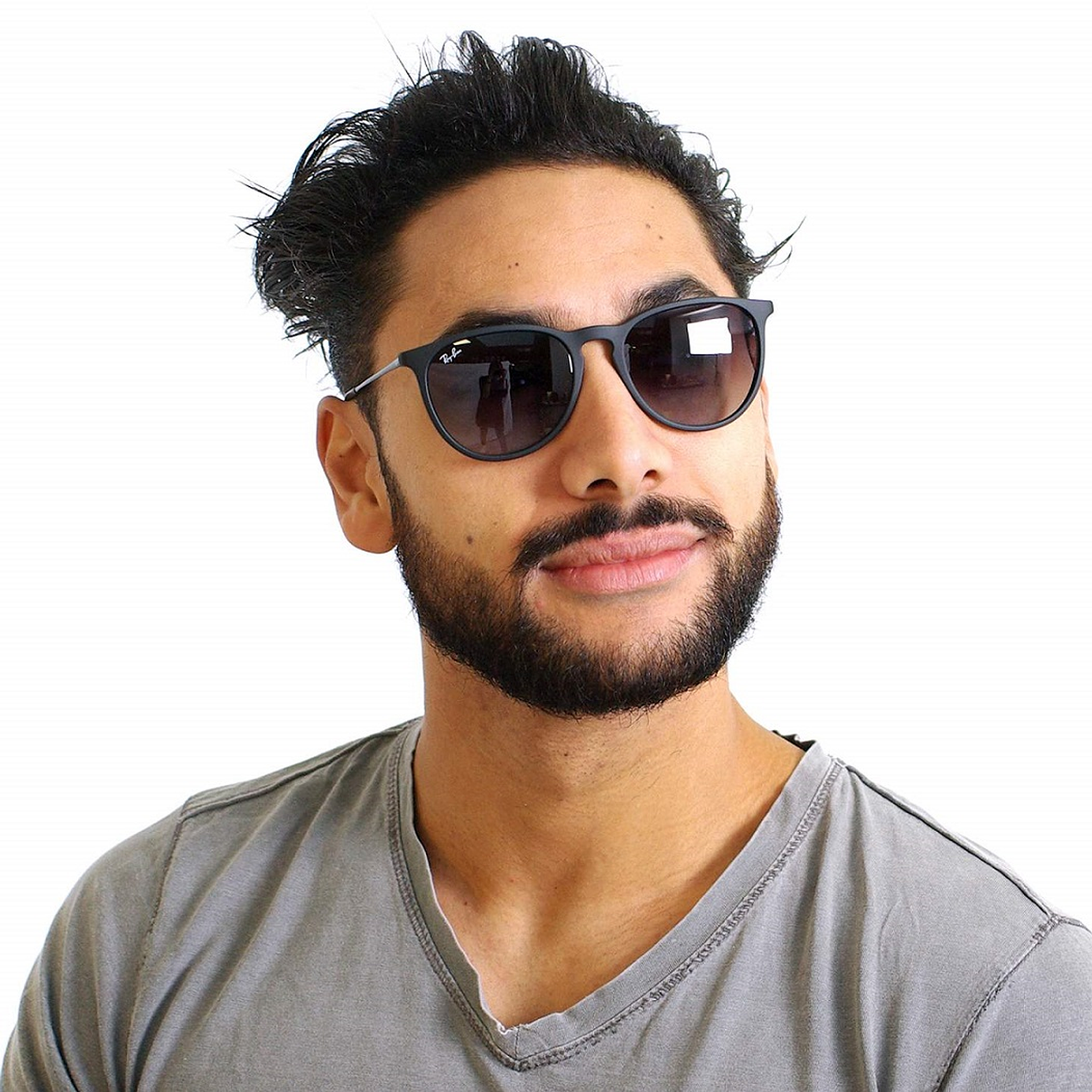 Lentes de Sol Ray Ban Erika Degrade RB4171 622/8G Color Negro Talla 54mm 5