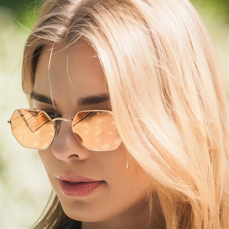 Lentes de Sol Ray Ban Espejado RB3556N 001/Z2 Color Rosado Talla 53mm 7