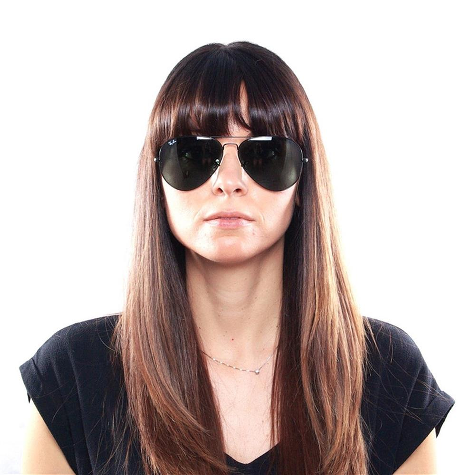 Lentes de Sol Ray Ban Aviador Gunmetal RB3025 W0879 Color Gris Talla 58mm 4