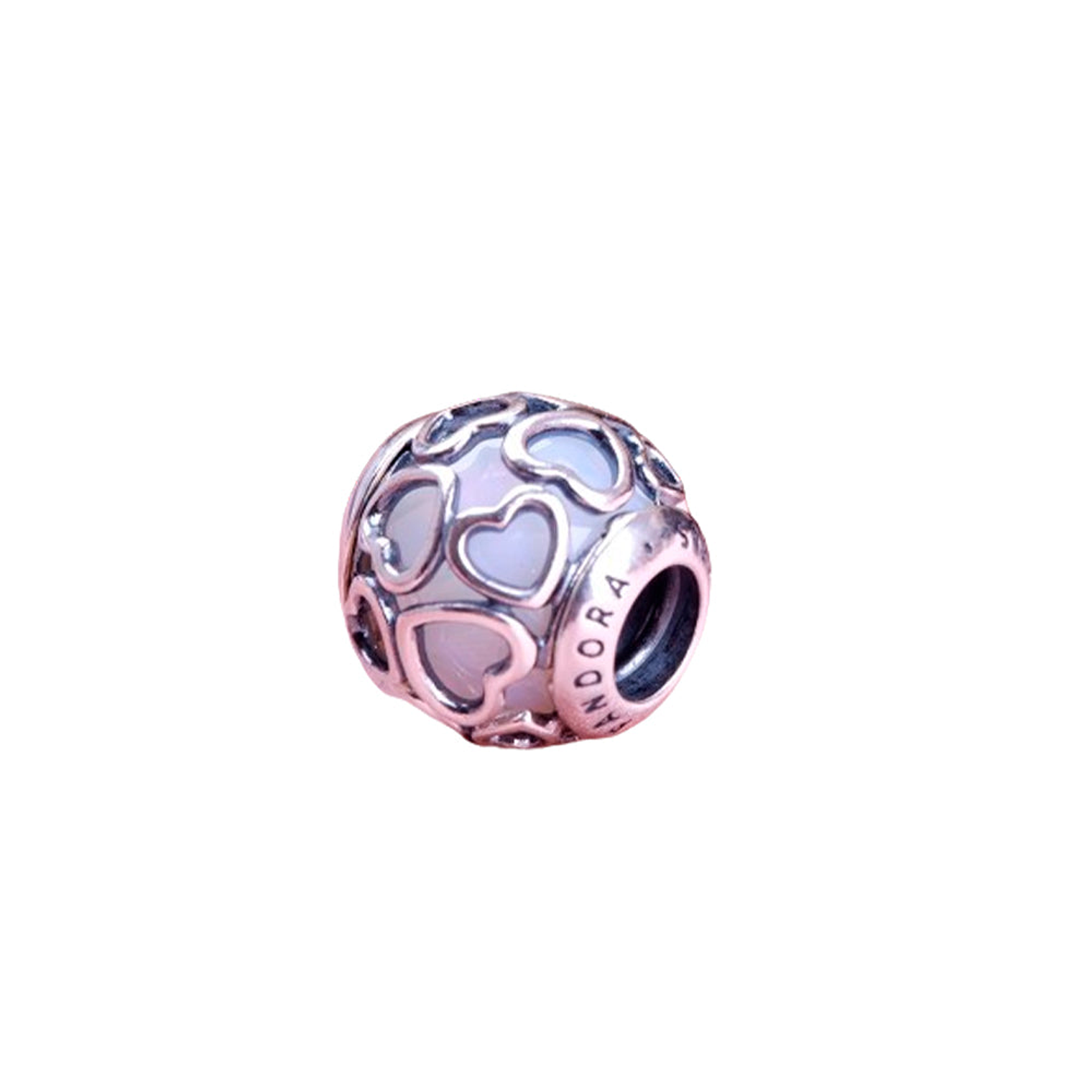 Charm Dije Pandora Original para Mujer 792036NOW Encasillado en el Amor Plata 925 3