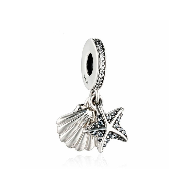 Charm Colgante Pandora Original para Mujer 792076CZF Estrella de Mar Tropical Plata s925 2