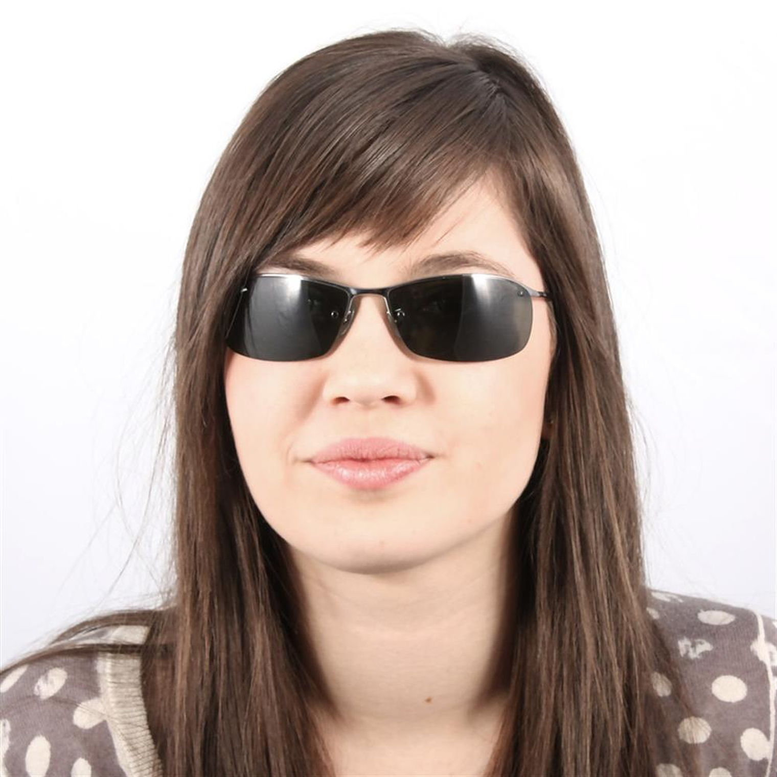 Lentes de Sol Ray Ban Top Bar RB3183 004/71 Color Plateado Talla 63mm 5