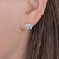 Aretes Pendientes Pandora Botones de Flores Cristalizadas 290732CZ Plata 925 - Miniatura 5