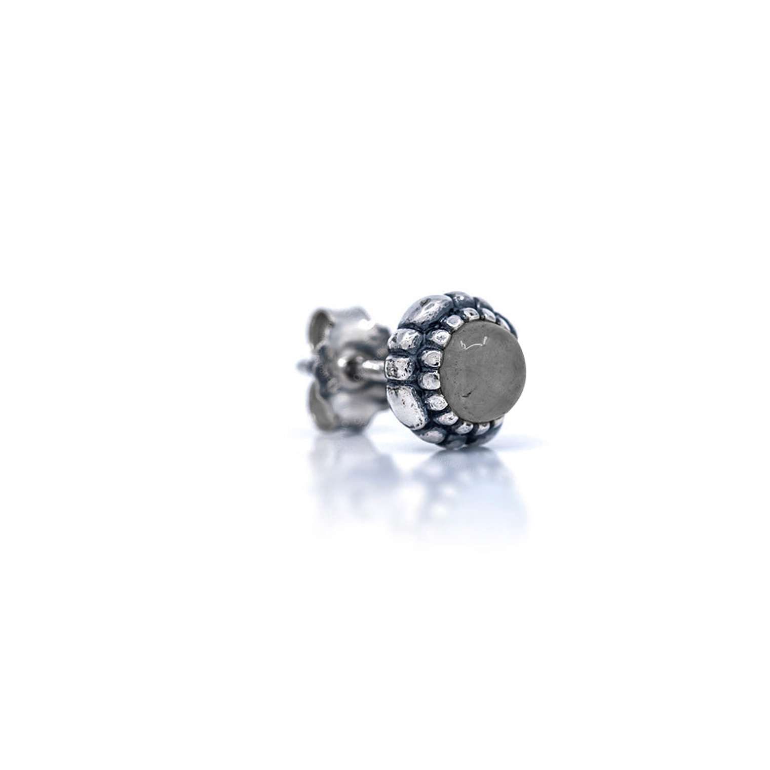 Aretes Pendientes Pandora Cumpleaños Junio - Piedra Lunar 290543MSG Plata 925 3