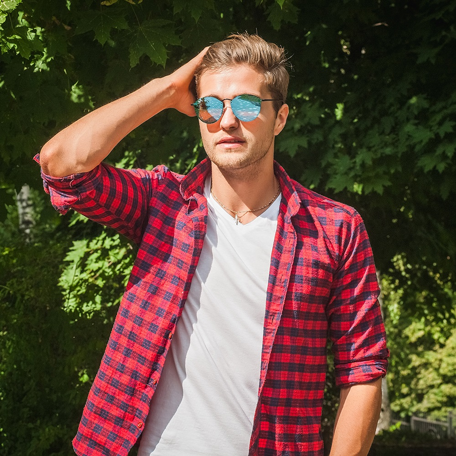 Lentes De Sol Ray Ban Blaze Round RB3574N 153/7V 59mm 5