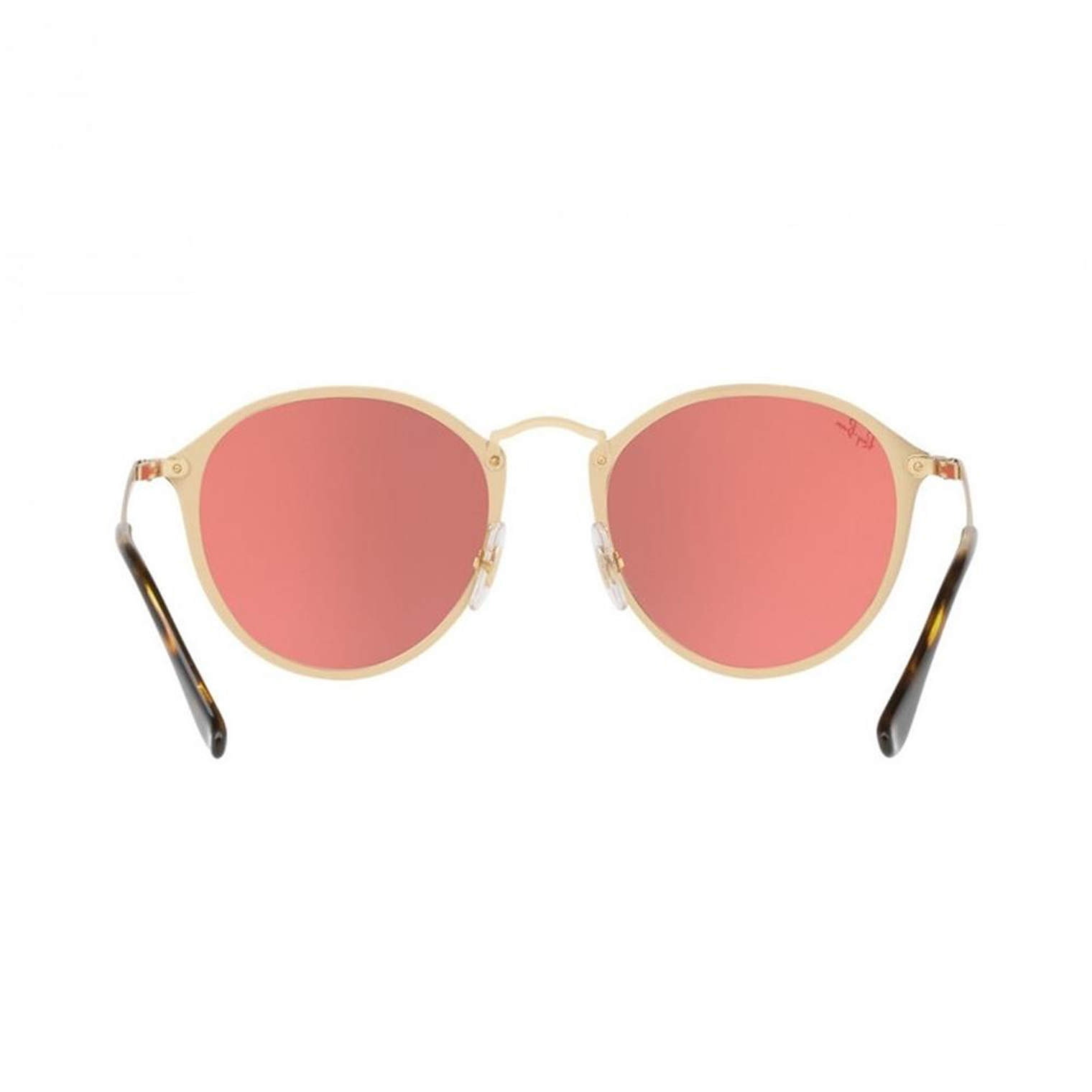Lentes De Sol Ray Ban Blaze Round RB3574N 001/E4 Pink Mirror 59mm 4