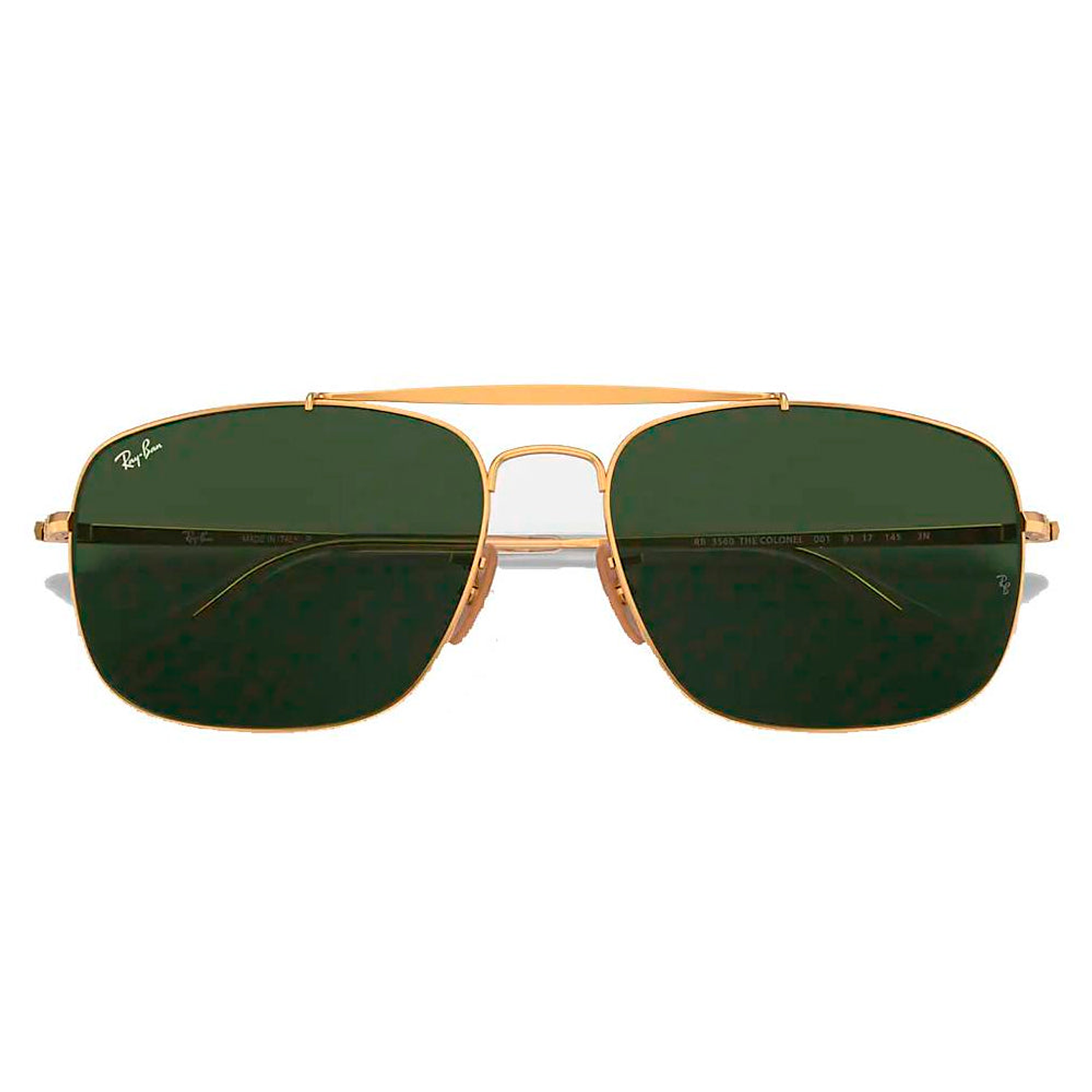 Lentes de Sol Ray Ban The Colonel Clasic RB3560 001 Color Dorado Talla 58mm 3