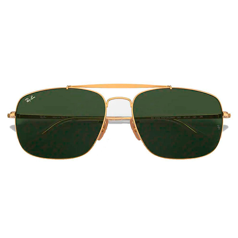 Lentes de Sol Ray Ban The Colonel Clasic RB3560 001 Color Dorado Talla 58mm 3