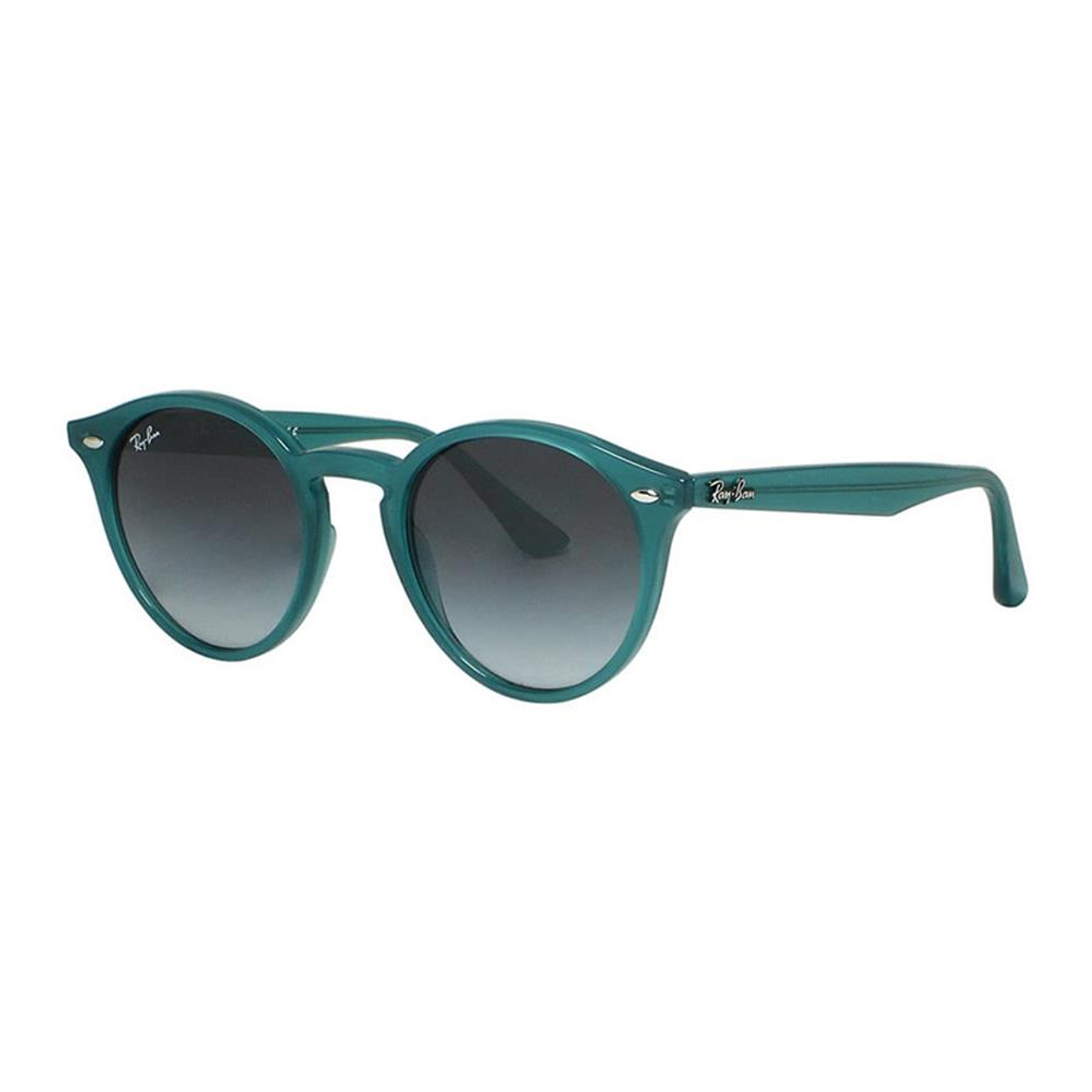 Lentes de Sol Ray Ban Highstreet Round RB2180 6164/8G Color Verde Talla 49mm 1