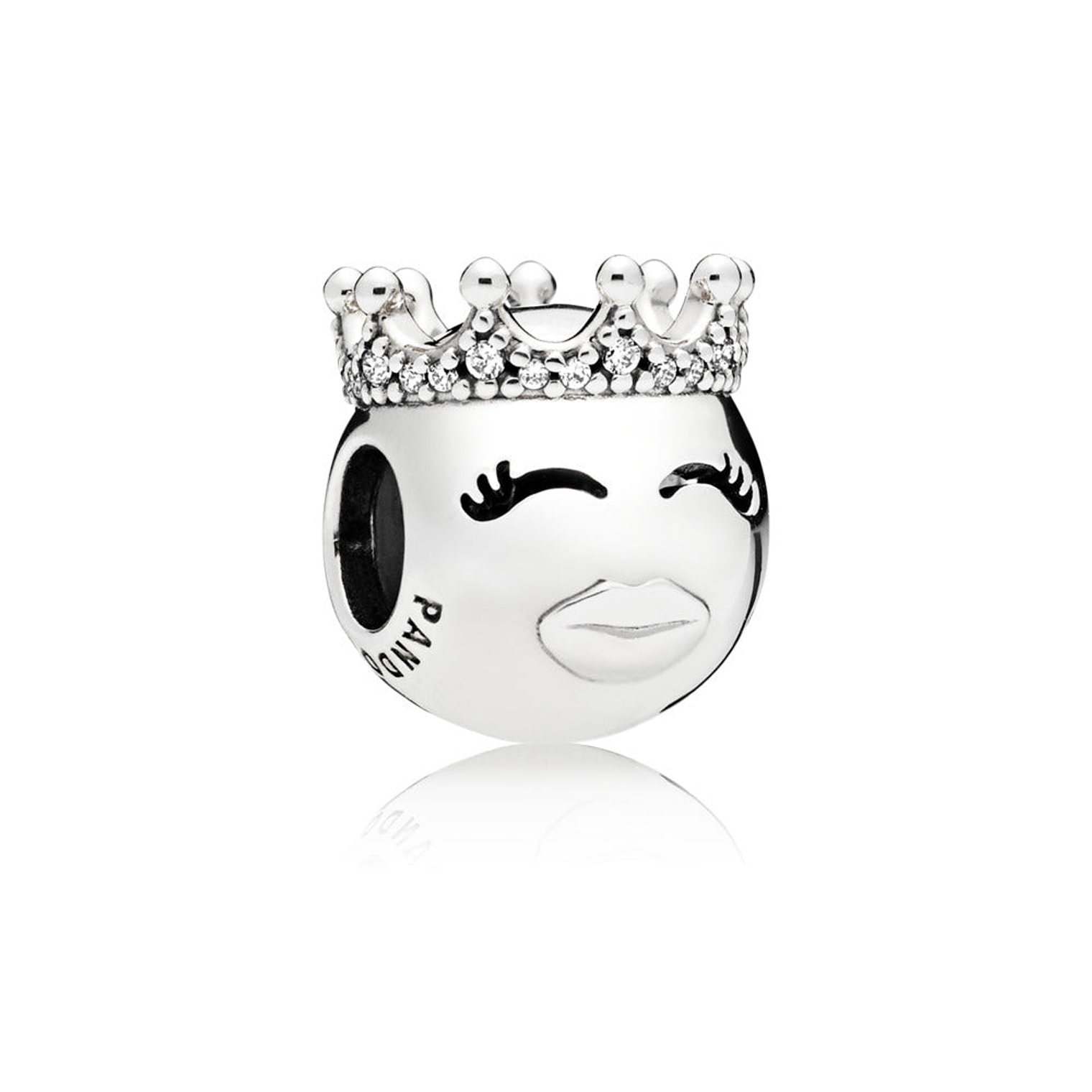Charm Dije Pandora Original para Mujer 797143CZ Emoji de Princesa Plata 925 1