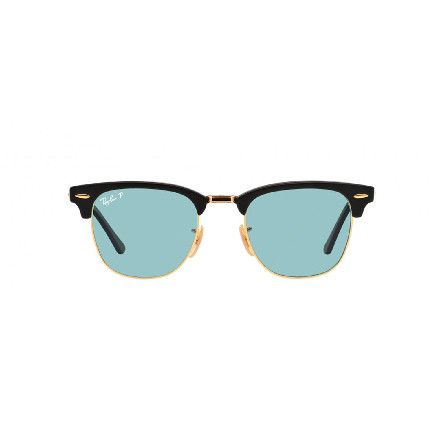 Lentes de Sol Ray Ban Clubmaster Polarizados RB3016 901S3R Color Celeste Talla 51mm 3