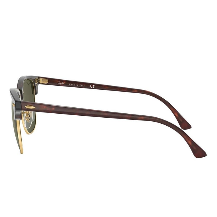 Lentes de Sol Ray Ban Clubmaster RB3016 W0366 Color Marrón Talla 51mm 2