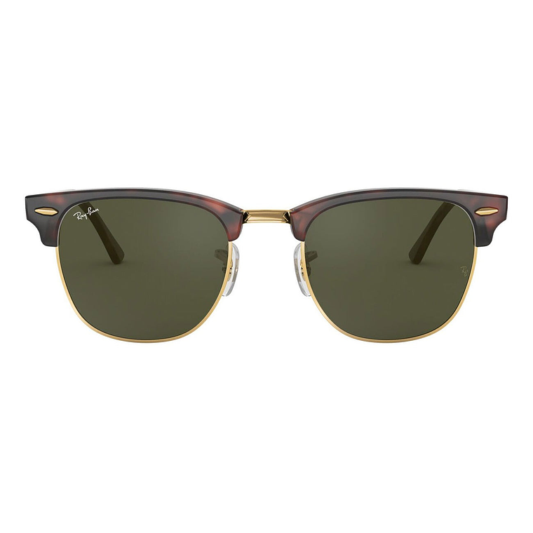 Lentes de Sol Ray Ban Clubmaster RB3016 W0366 Color Marrón Talla 51mm 3