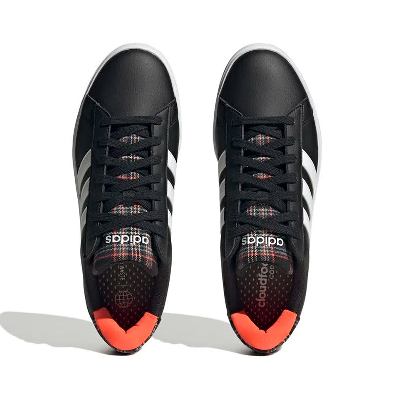 Zapatillas Urbanas Adidas HQ1721 Grand Court 2.0 Original Color Negro Para Hombre 5