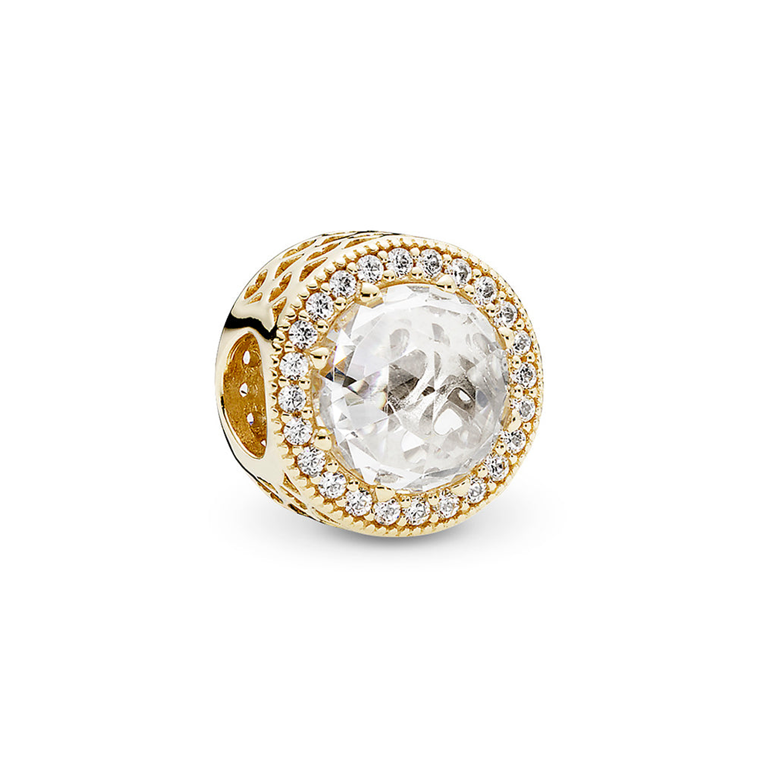 Charm Dije Pandora Original para Mujer 750843CZ Simbolo del Conocimiento Oro 14k 1
